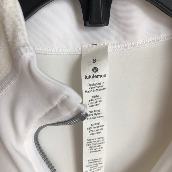 BNWOT Lululemon Define Jacket, eggshell lace - size 8 - Picture 6 of 7